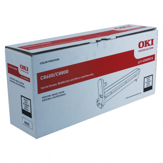 Oki C8600 Black Original Imaging Drum (43449016) 